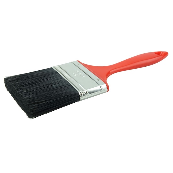 Weiler 3" Industrial Varnish Brush, Black Polyester, 2-1/4" Trim Len 40110 - main